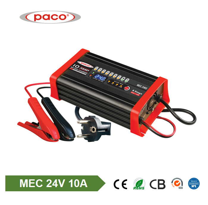 Ligao 24V 10AMP Battery Charger Deep Cycle 70-200ah Lead-Acid Battery