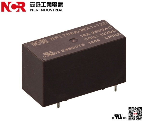 24VDC 1-Phase 16A Latching Relay with UL (NRL708A)