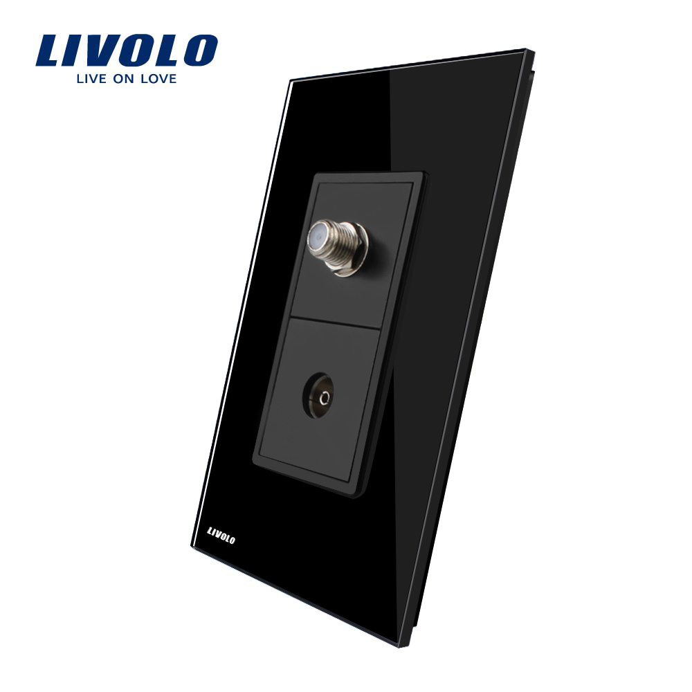 Livolo Us Standard TV&Satellite TV Power Socket, Vl-C591vst-12
