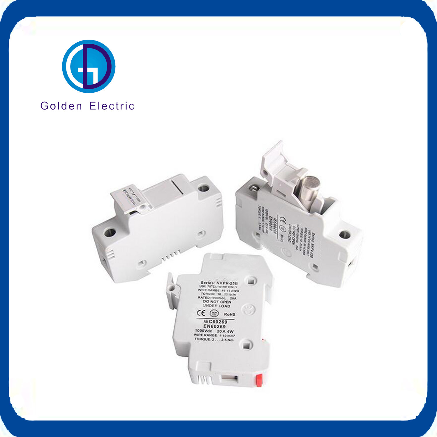 Single Phase Low Voltage 32A 1000V Thermal DC Fuse