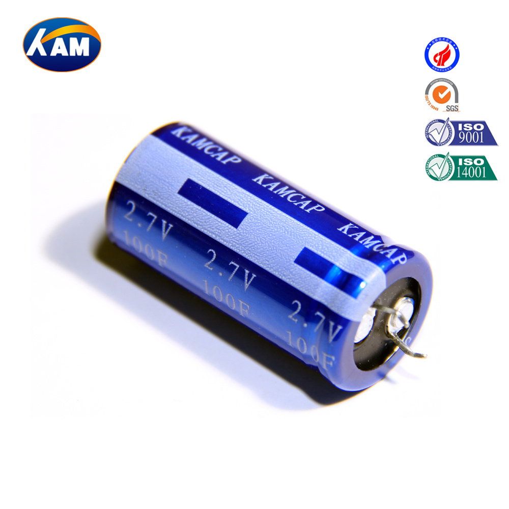 Hot Sale Snap-in and Lead Types Super Capacitor (2.7V 100f) Farad Capacitor