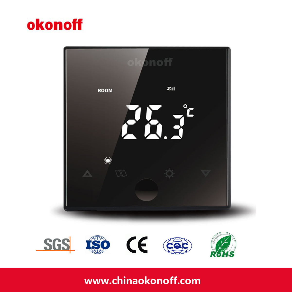 Air Conditioning LED Thermostat with Remote Control (X7-TR)