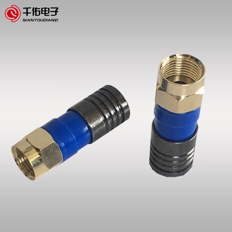 Coaxial Cable Rg59 RG6 RF F Connector