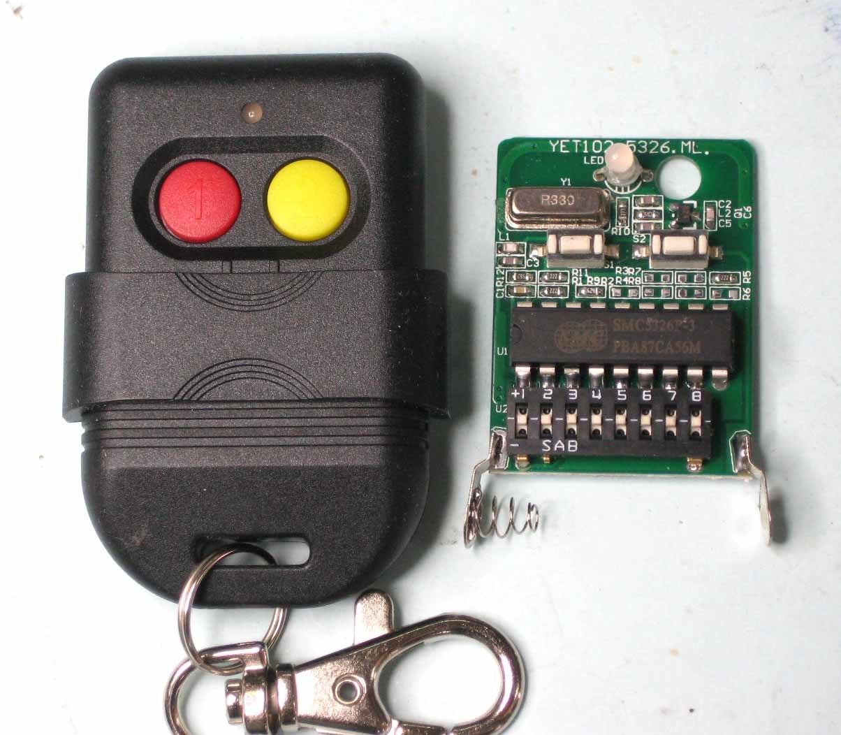 EV1527 8 DIP Switch Remote Control for Garage/ Door/ Windows