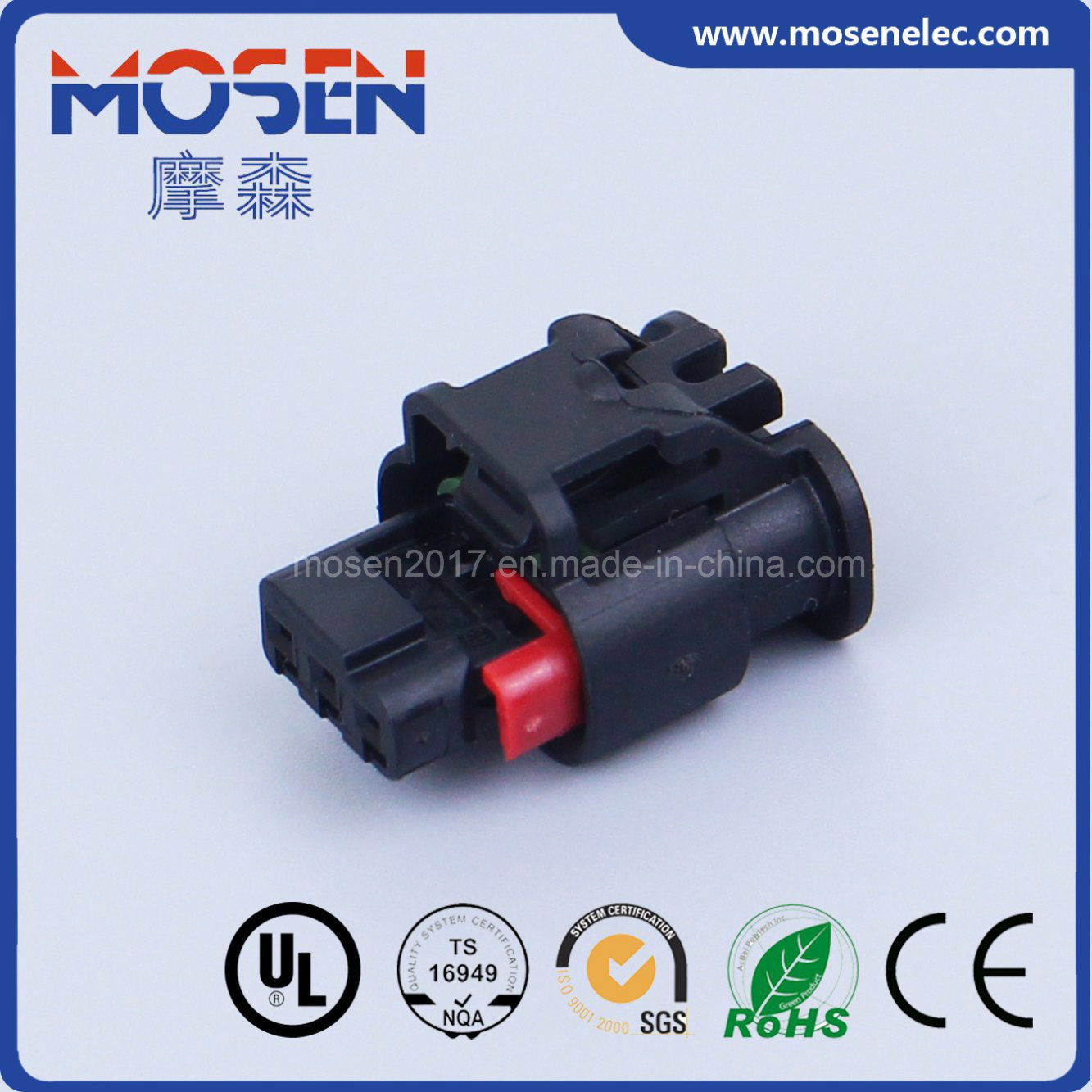 Cable Connector Auto Accessory Te/Tyco 1488991 3p Housing