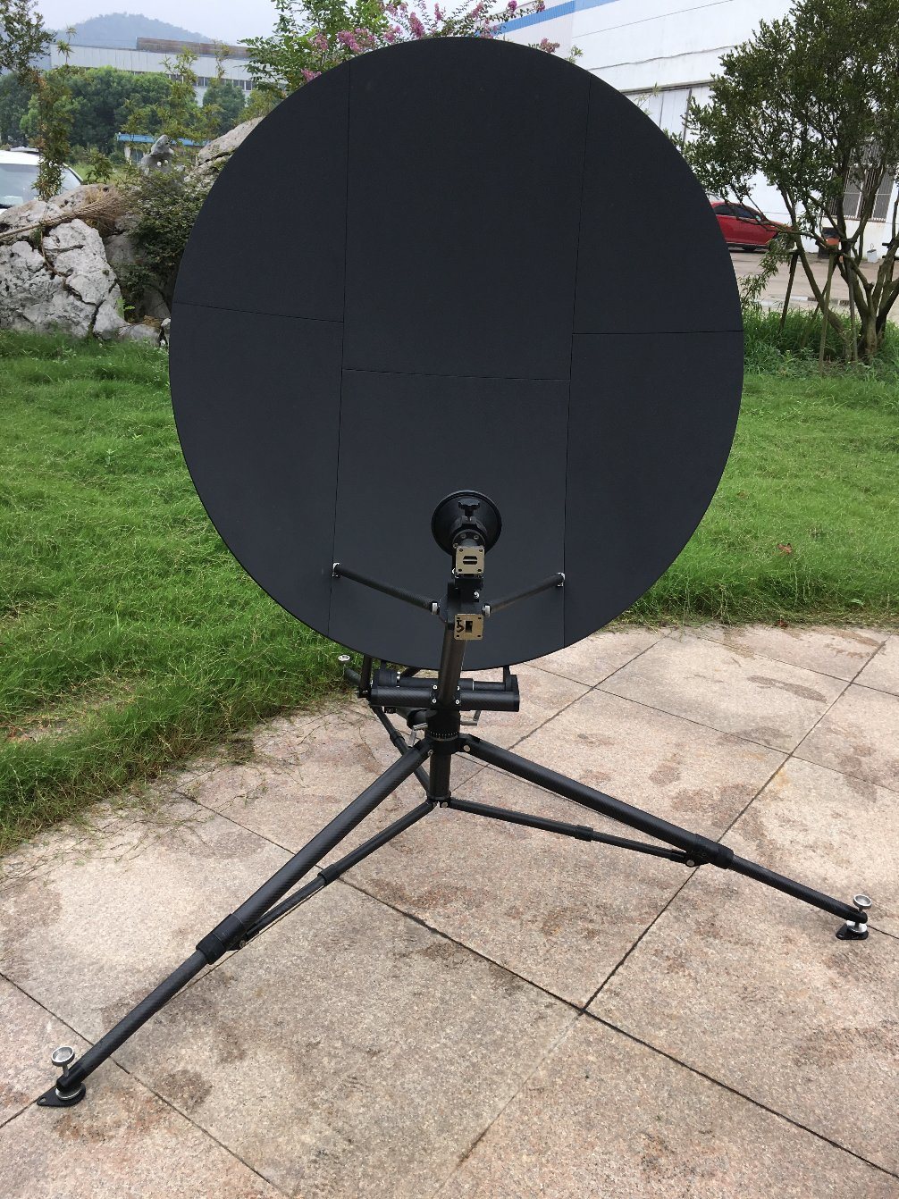 Professional 1.2m Full Carbon Fiber Rxtx Flyaway Satellite Dish Antenna