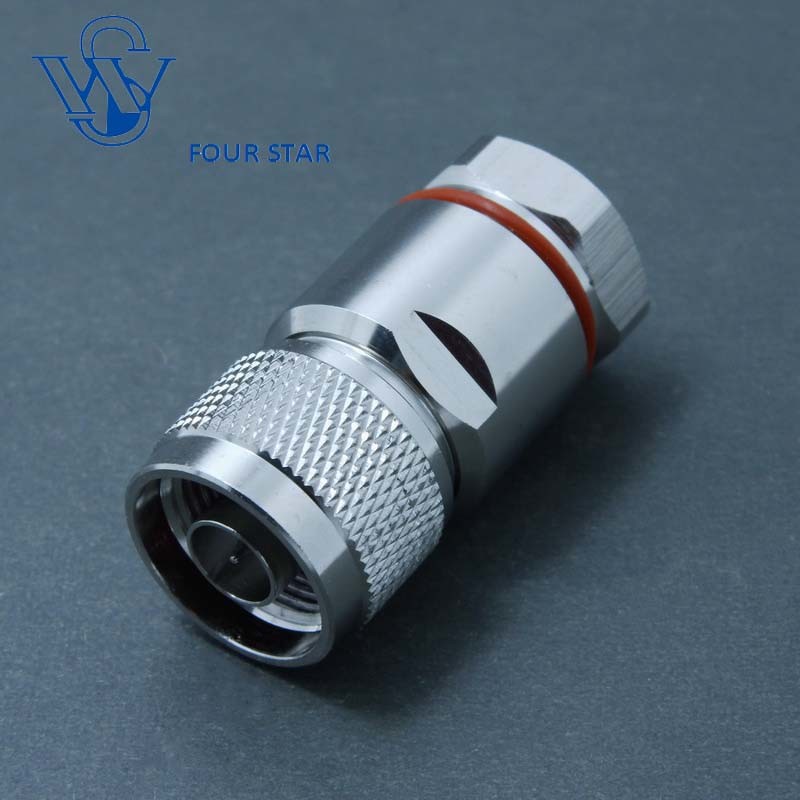 RF Coaxial N Male Plug Clamp Connector for 1/2