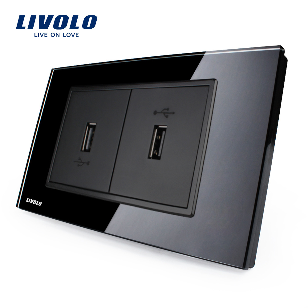 Livolo Switch Socket Us/Au Standard Home Wall USB Charger Vl-C392USB-81/82
