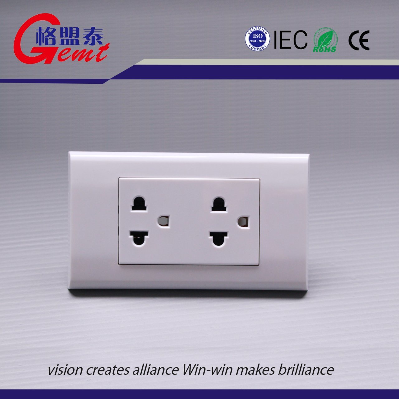 Us Standard Decorative Electrical Wall Outlet 15A White Wall Plates