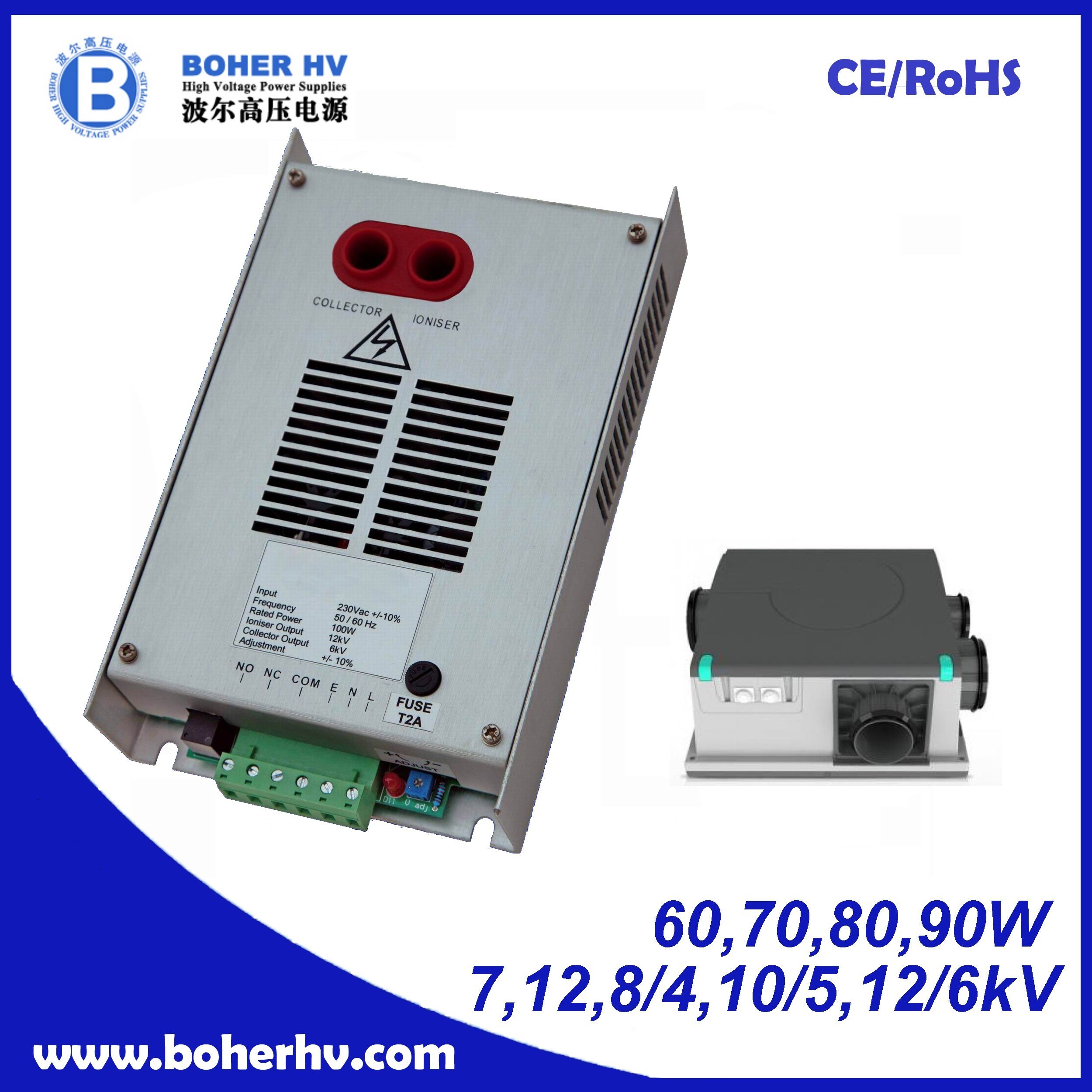 Bespoke Air Cleaning High Voltage Power Supply 90W CF04