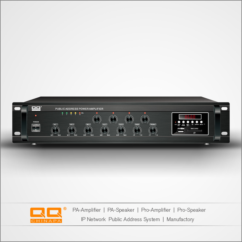150W Integrated Power Amplifier with USB and FM Zone Remote Control