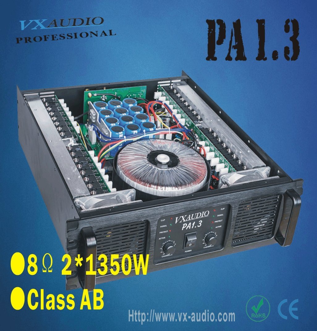 Class Ab 1350W High Quality Professional High Power Amplifier (PA1.3)