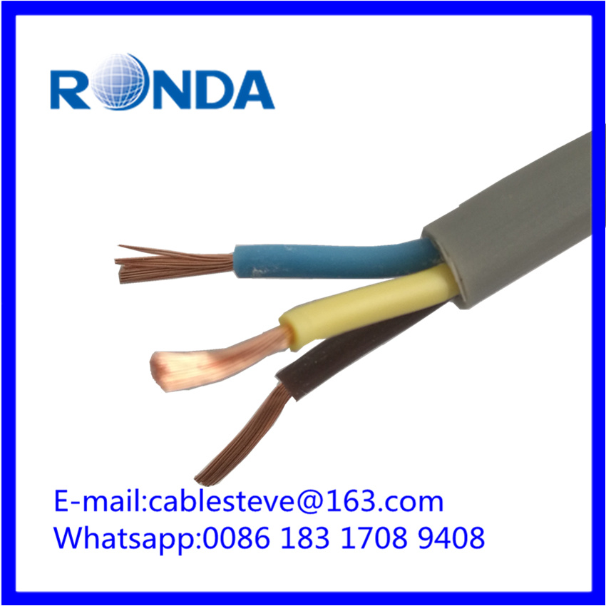power supply copper conductor PVC Insulation flexible electrical wire cable