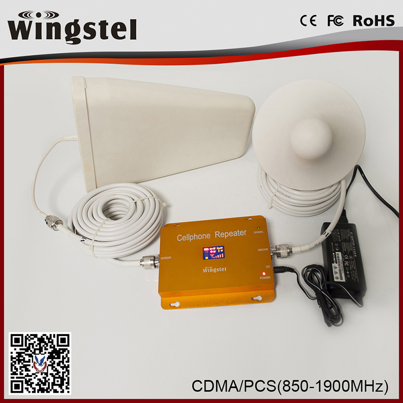 Dual Band CDMA/PCS 850/1900MHz Mobile Signal Repeater with Antenna