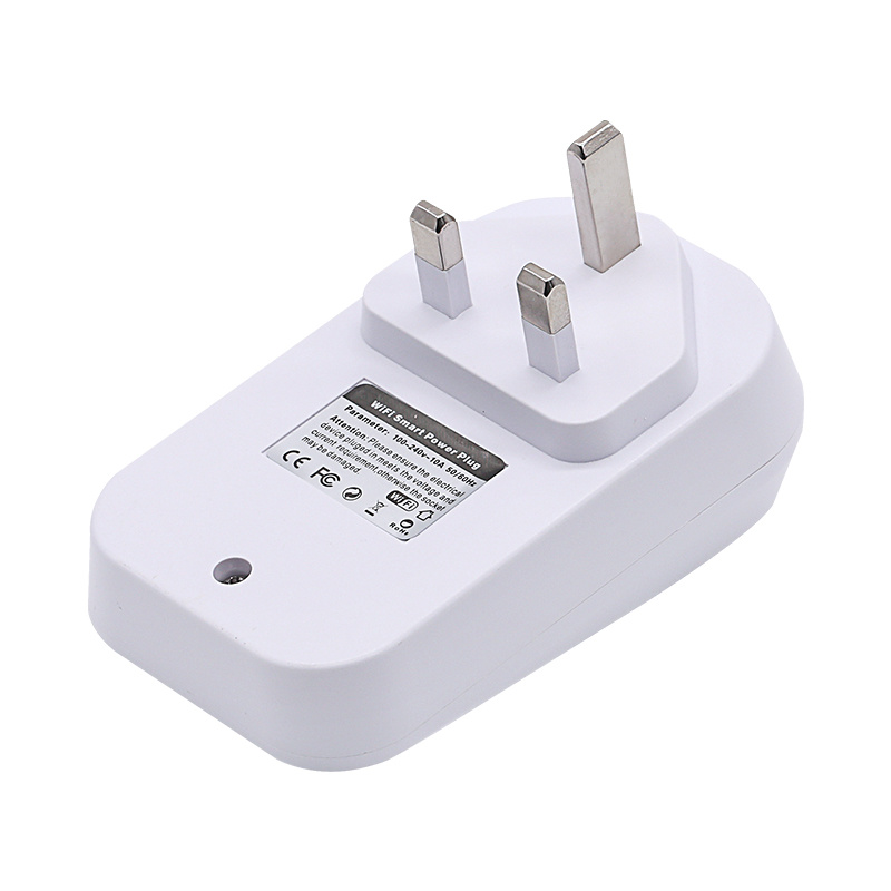New Product UK Socket 10A White WiFi Smart Power Plug
