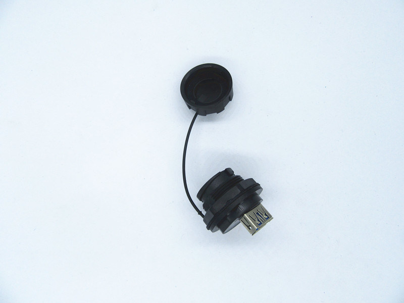 USB 3.0 Female Waterproof Connector
