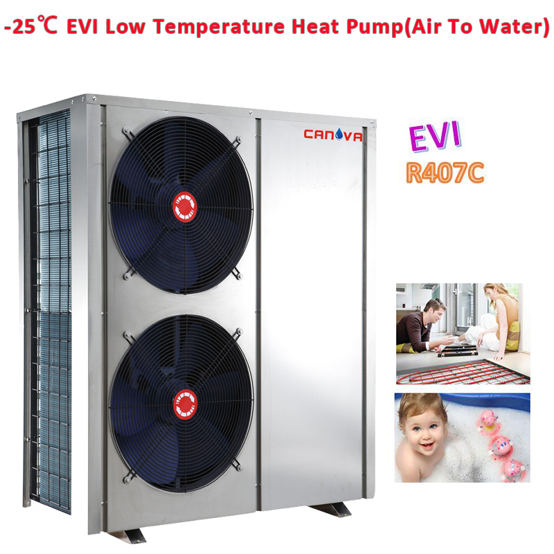 -25c R407c Evi Heating Pump House Heating Machine
