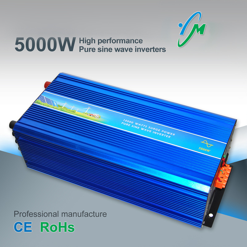 5000W Pure Sine Wave DC to AC Solar Power Inverter