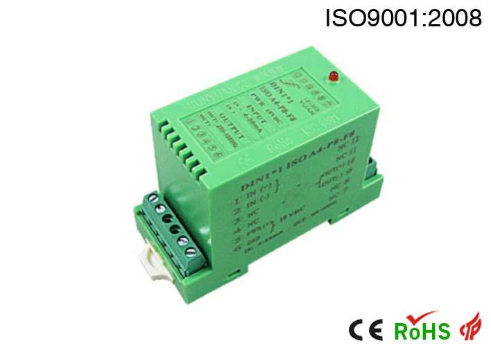 Rail-Mounted Rtd to Current/Voltage Isolation Transmitter DIN 1