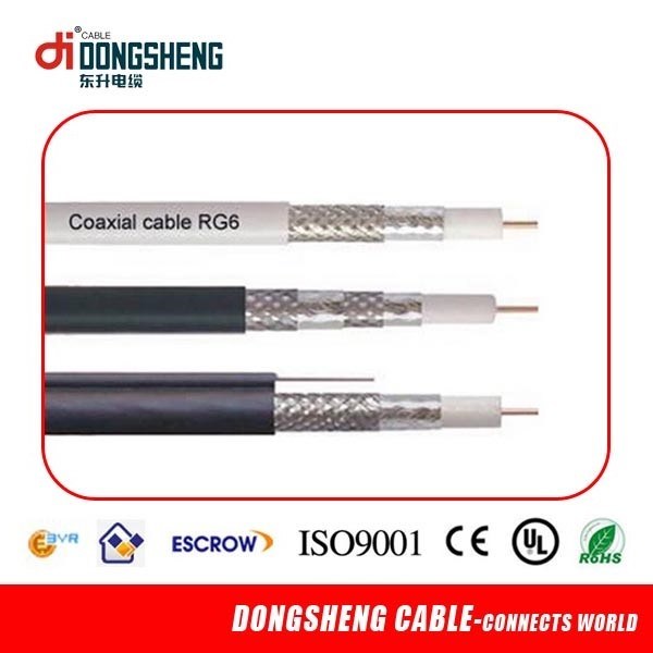 RG6 Rg59 Rg11 PTFE Coaxial Cable for CCTV/CATV Cable