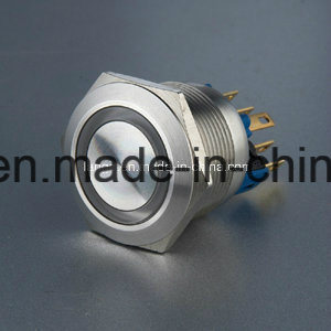 22mm Stainless Steel Anti Vandal Push Button Switch (L22-F-M1-S-R)
