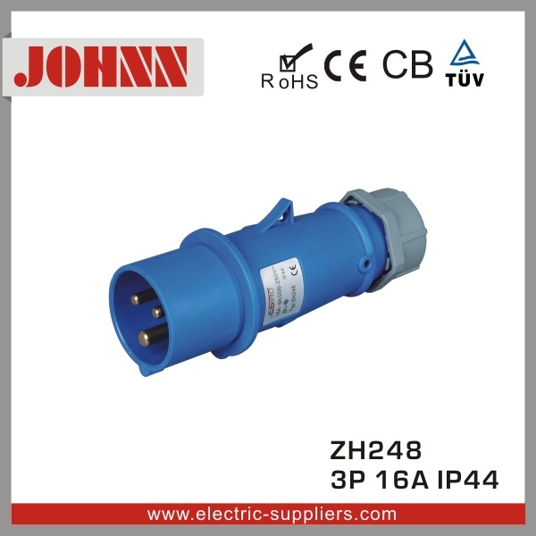 3p 16A IP44 Plug for Industrial with Ce Certification