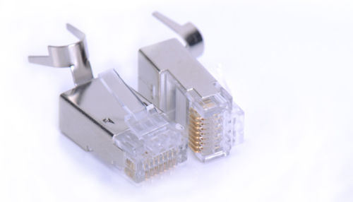 RJ45 8p8c Cat 7 Modular Ethernet Network Connector Shielded