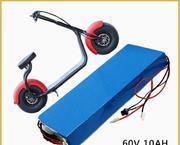 High Rate 60V 20ah Lithium Battery for Electric Scooter/Harley Car