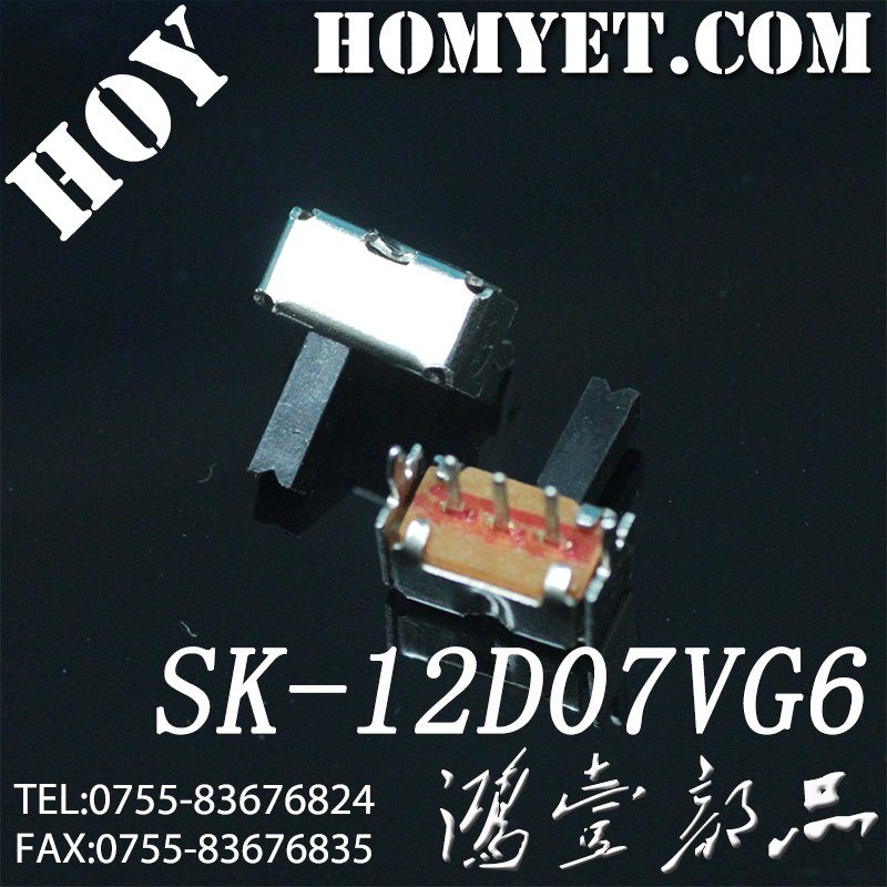 Wholesale Electronic Spdt Horizontal DIP Slide Switch with 3 Pin