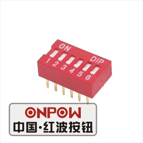 Onpow Plastic DIP Switch (DSR, RoHS & REACH)