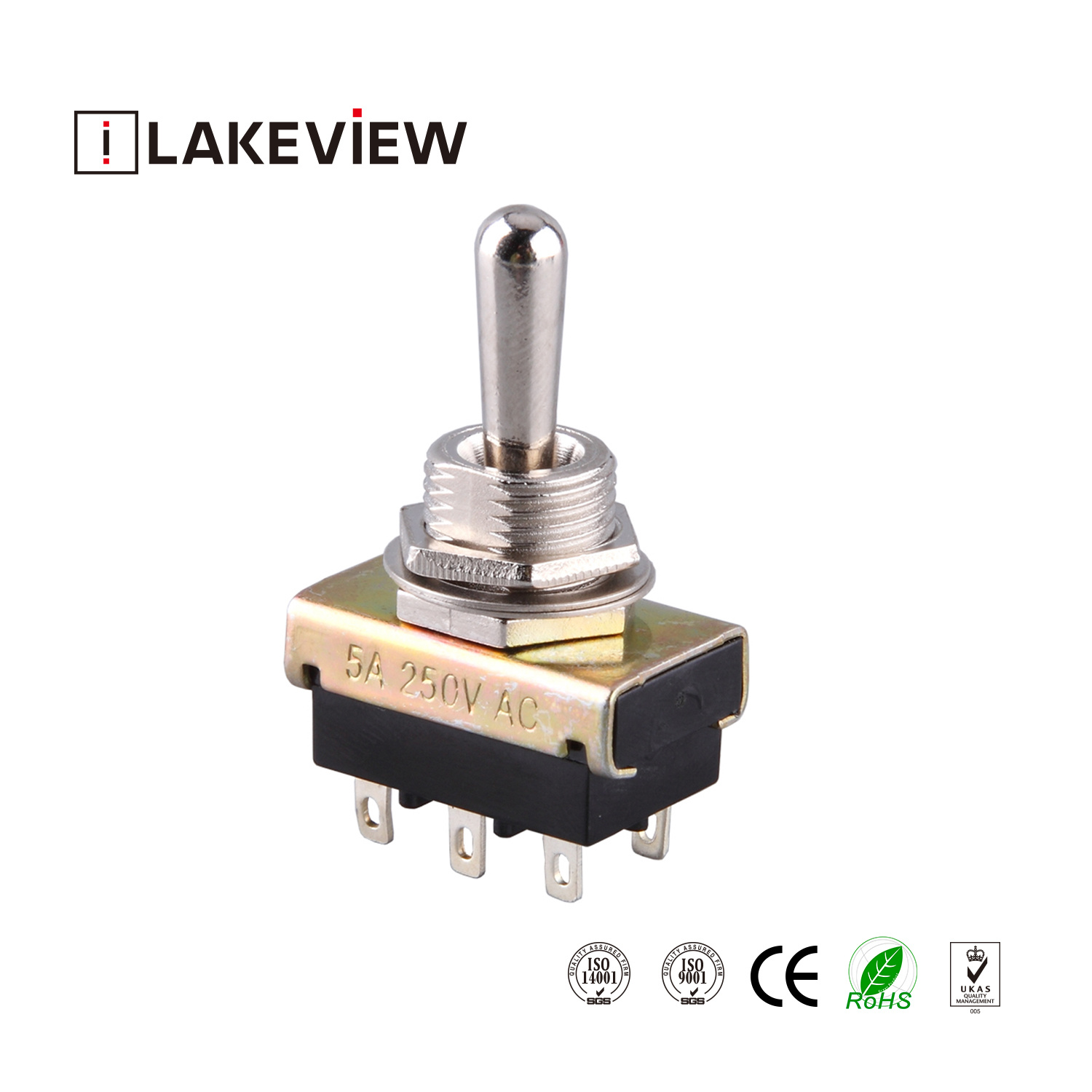 Kn3 SGS Metal Toggle 6 Pins Way Switch Used in Power Tooling Machine