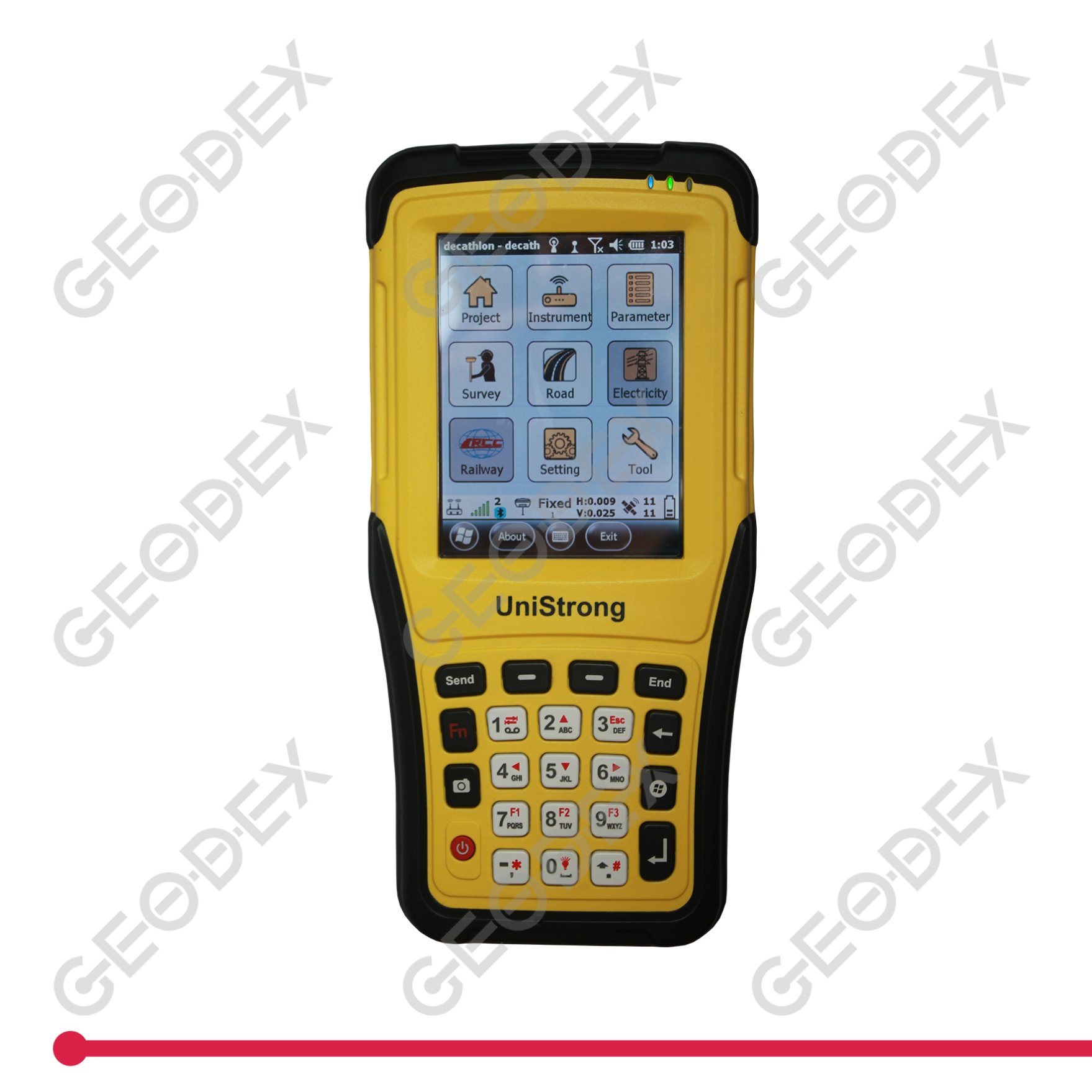 Handheld Data Controller for GPS System Windows Mobile