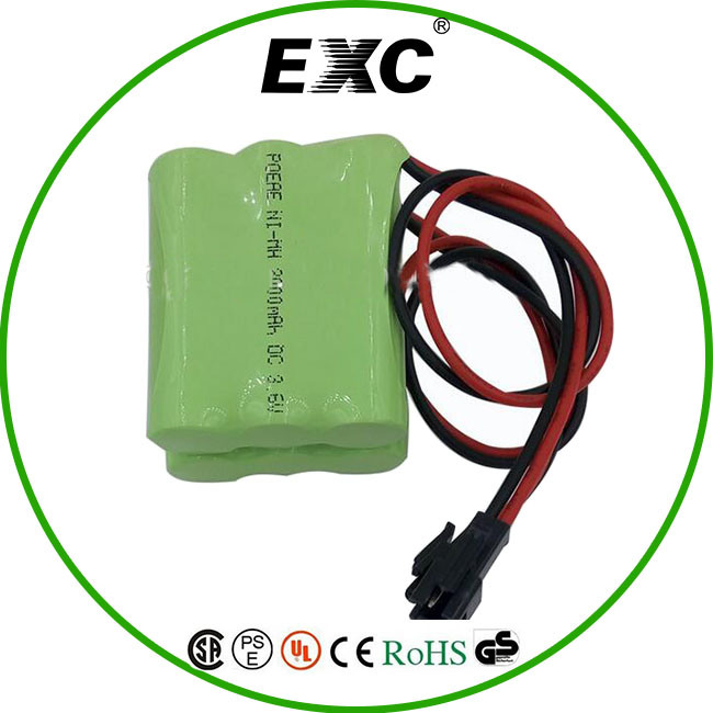Customize AA 2000mAh 3.6V Ni-MH Rechargeable Battery Pack