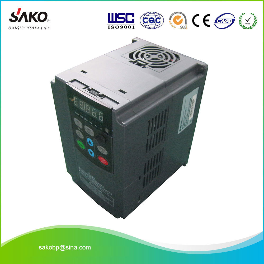 Sako 230V Single Phase Input 2.2kw 3HP VFD Variable Frequency Drive Inverter Professional for Motor Speed Control