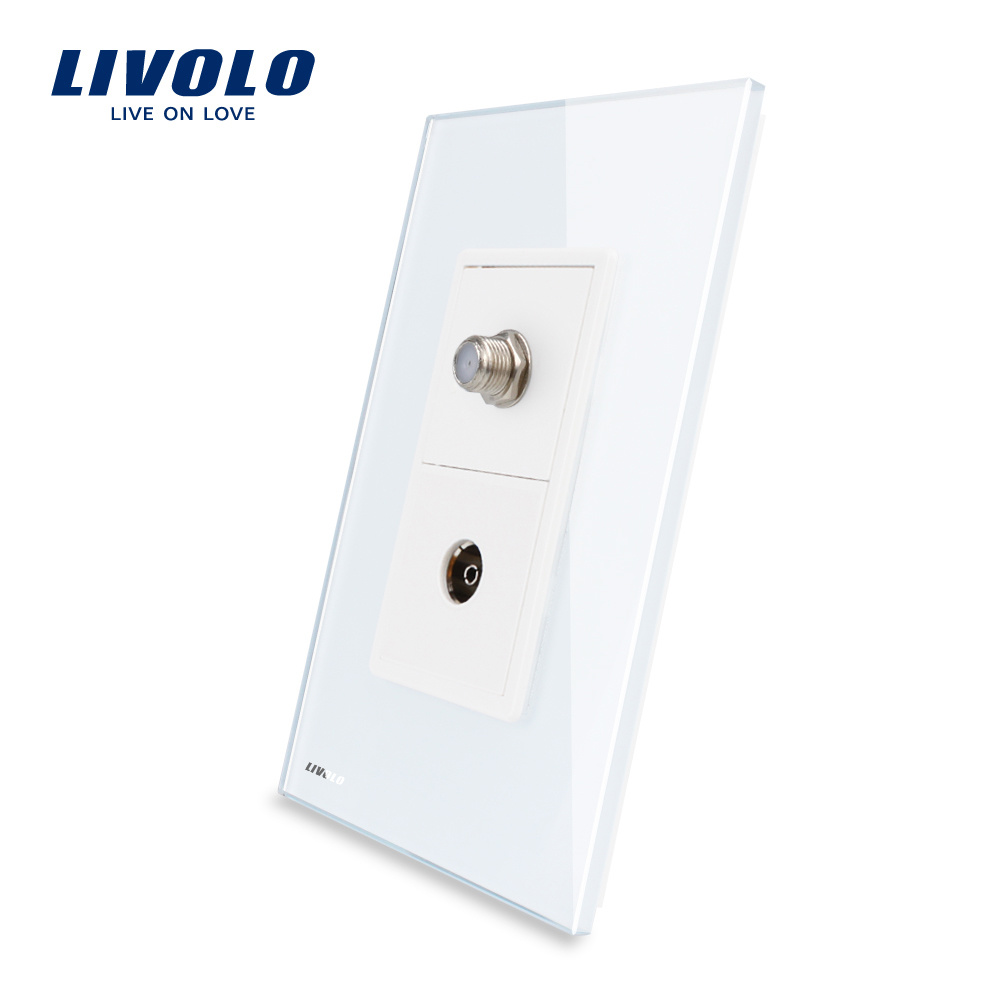 Livolo Us Standard TV&Satellite TV Power Socket, Vl-C591vst-11