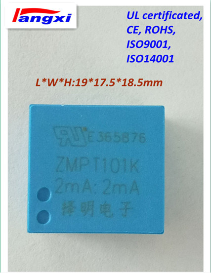 Zmpt101k 2mA/2mA Current-Type Voltage Transformer with UL Certificate