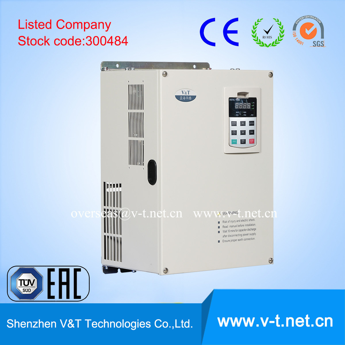 50Hz to 60Hz 220V /380V/ 440V 11--30kw AC Frequency Inverter/Converter