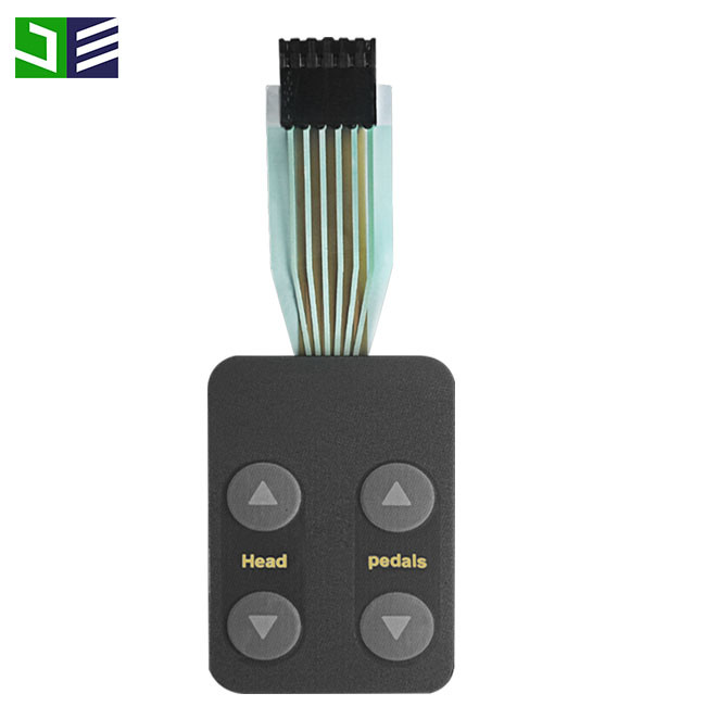LED Metal Dome Membrane Switch Tactical with Connector Tail