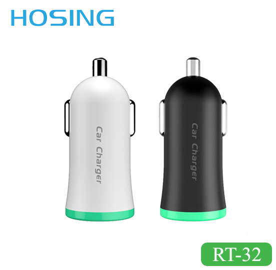 Top Sales Mini Charming 1A 2.1A Car Charger for Phone