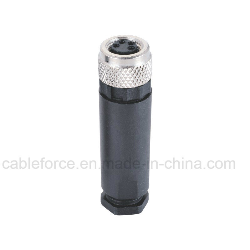 M8 4pin Non-Shielded Field Wireable Assembly Type Connector