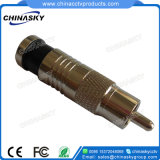 CCTV Male Compression RCA Connector for Rg59 Cable (CT5082/RG59)