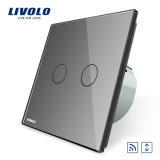 Livolo RF Control Two Gang Remote Curtain Switch Vl-C702wr-15