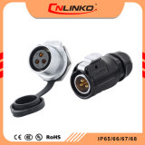 Cnlinko Industrial Plastic Waterproof IP67 Wire Plug and Socket Outdoor Cable Connectors Quick Disconnect Power Connectors