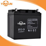 12V 24ah/20hr Lead Acid Maintenance Free Storage Battery for Solar Power