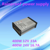 400W 12V 33A RAINPROOF SWITCHING POWER SUPPLY SMPS FOR OUTDOORS LED LIGHTING