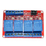 5V/12V/24V 4 Channel Relay Module Supportthe High and Low Level Trigger (Red board)
