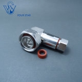 Male Right Angle Clamp 7/16 Connector for 1/2 Superflexible Cable