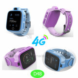 4G Video GPS Tracker Watch with GPS+Lbs+WiFi Positioning D48