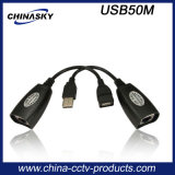 50m Cat5e/6 USB Video Extender for CCTV System (USB50M)