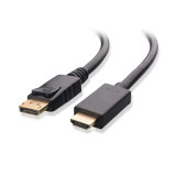 Gold Plated Displayport to HDMI Cable Supporting 4k HD